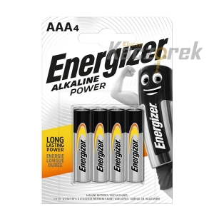 Baterie Energizer - AAA - LR03 - 4 ks - blistr